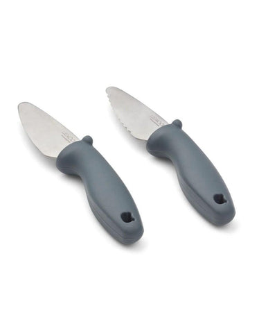 Liewood Perry Cutting Knife set Whale Blue