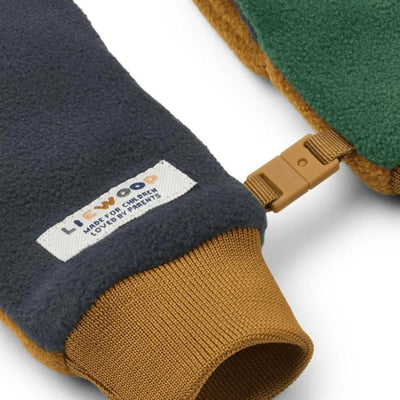 Liewood Solar Fleece Gloves Classic Navy - Studio Play