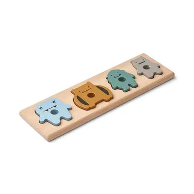 Liewood Suki Puzzel Blue Fog Multimix - Studio Play
