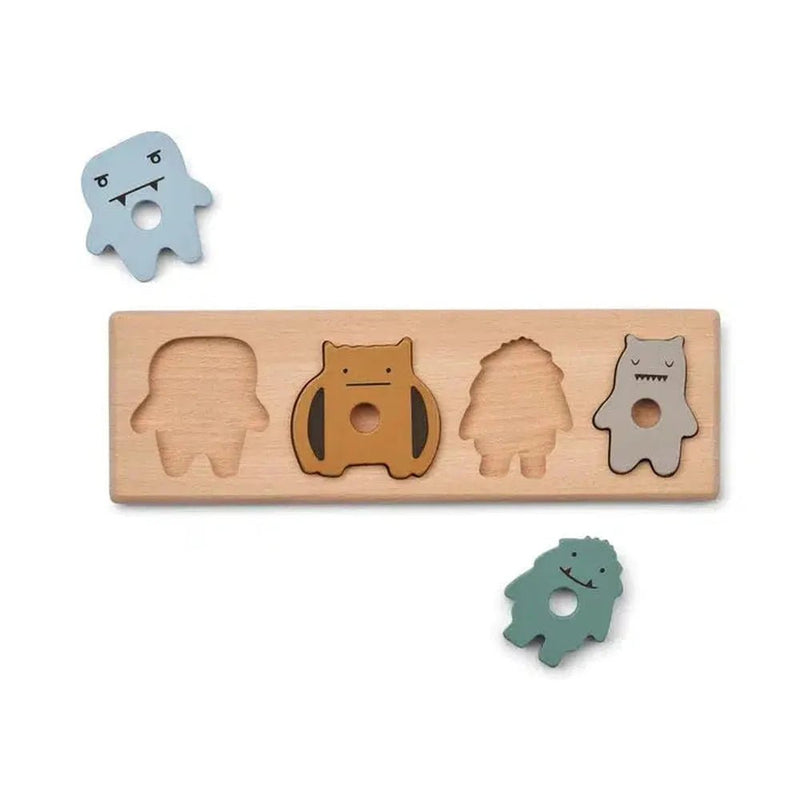 Liewood Suki Puzzel Blue Fog Multimix - Studio Play