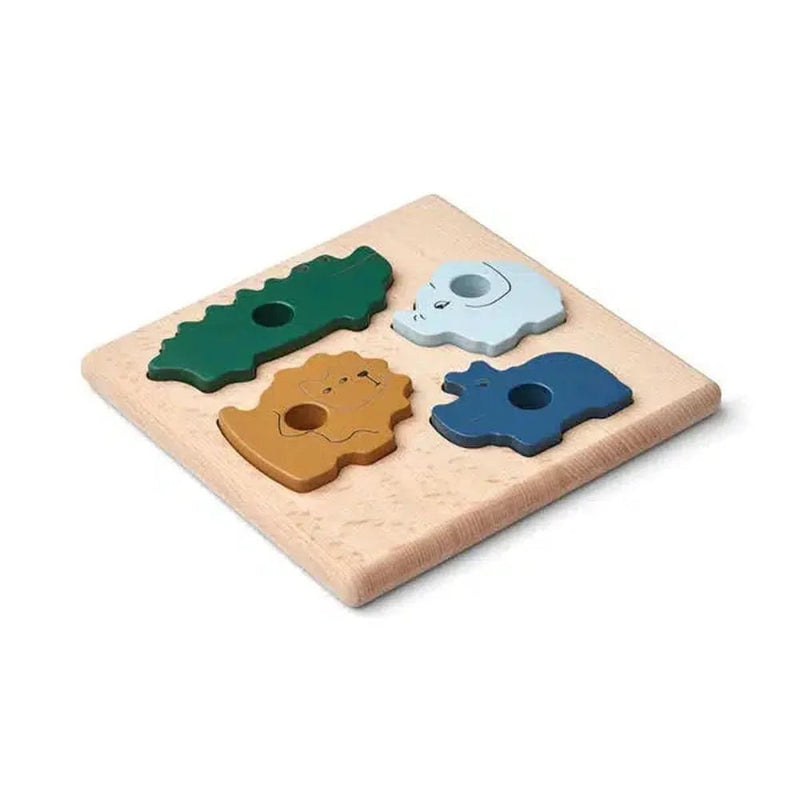 Liewood Suki Puzzel Garden Green Multimix - Studio Play