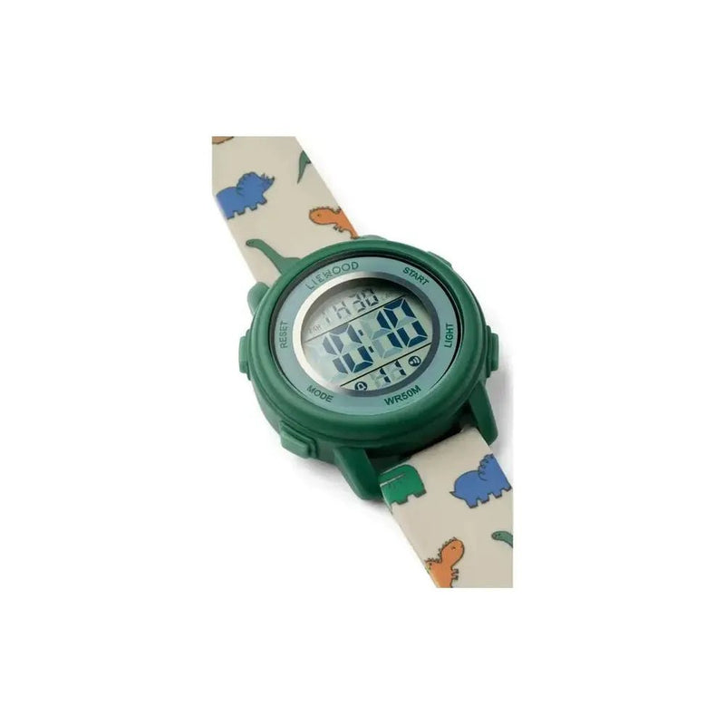 Liewood Sussi Wrist Watch Dinosaurs Mist - Studio Play
