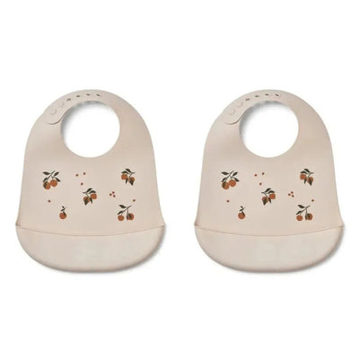 Liewood Tilda Bib 2 - Pack Peach - Studio Play