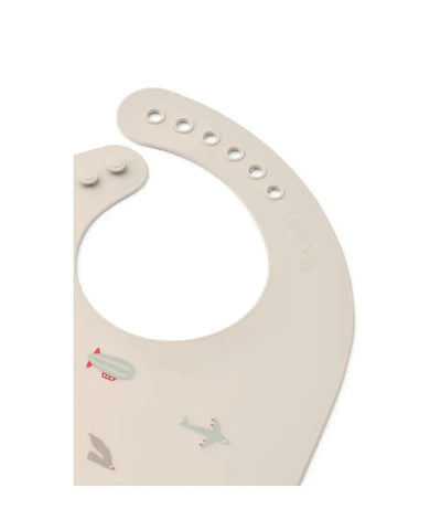 Liewood Tilda Printed Bib 2-Pack Aviator/Ecru