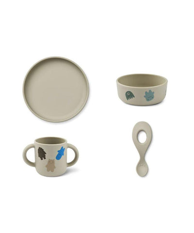 Liewood Vivi Tableware Set Monsters