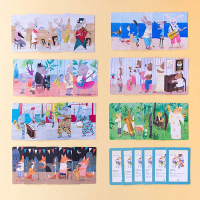 Londji Animal Big Band Families Card Game