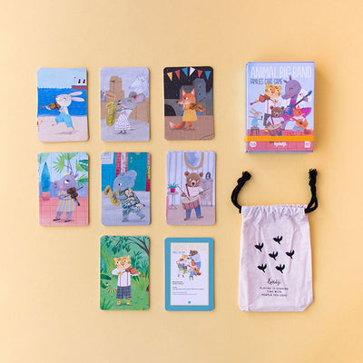 Londji Animal Big Band Families Card Game