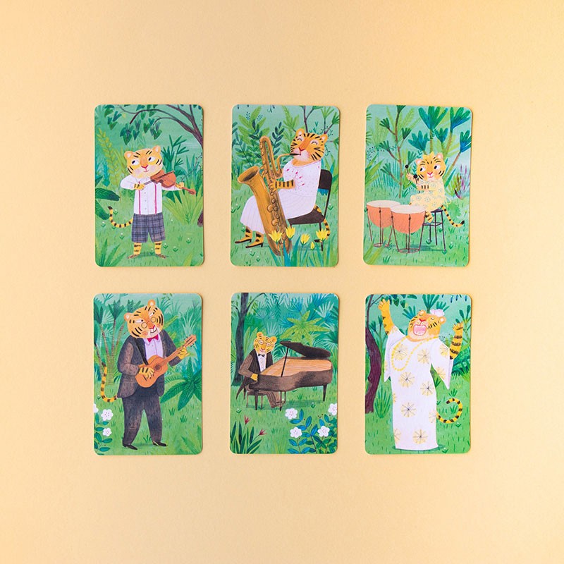 Londji Animal Big Band Families Card Game