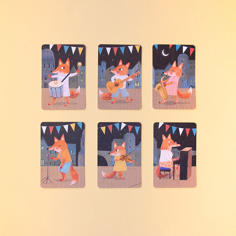 Londji Animal Big Band Families Card Game