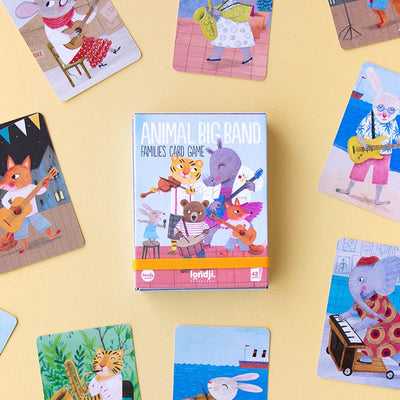 Londji Animal Big Band Families Card Game
