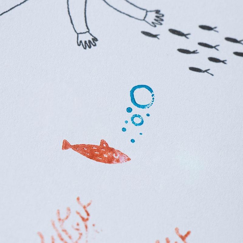Londji Calm Stamps Sea