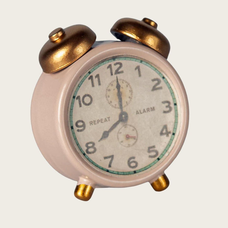 Maileg Alarm Clock Mouse, Powder - Studio Play