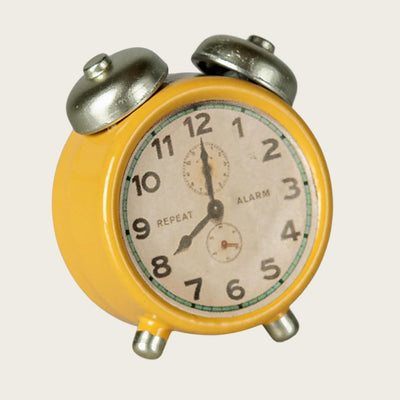 Maileg Alarm Clock Mouse, Yellow - Studio Play