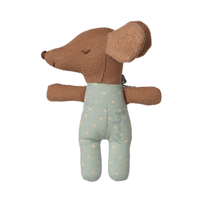 Maileg Baby Mouse Sleepy Wakey Blue
