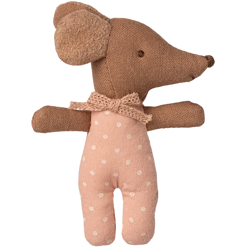 Maileg Baby Mouse Sleepy Wakey Rose