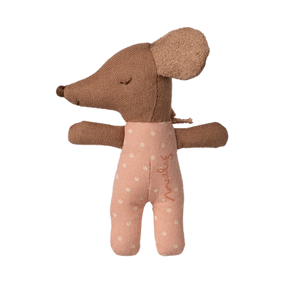 Maileg Baby Mouse Sleepy Wakey Rose