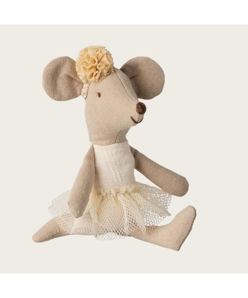 Maileg Ballerina Mouse, Little Sister off white