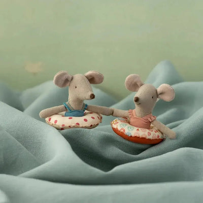 Maileg Beach Mouse With Float Little Sister Red Dot - Studio Play