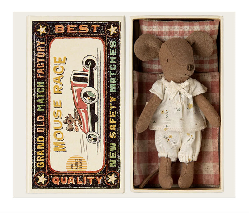Maileg Big sister mouse in matchbox VII