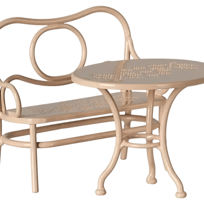 Maileg Café Set Mouse Big Pale Pink