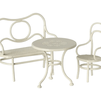 Maileg Café Set Mouse Small Off White - Studio Play