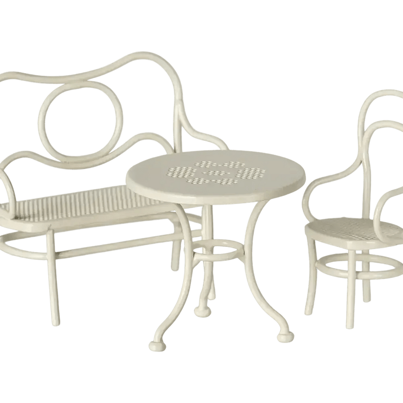 Maileg Café Set Mouse Small Off White