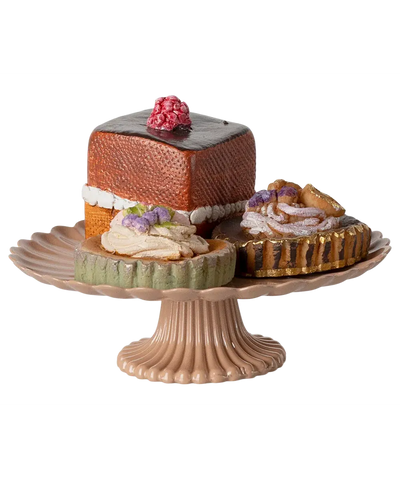 Maileg Cakes And Cakestand Mini
