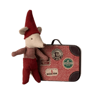Maileg Christmas Mouse Baby In Suitcase - Studio Play