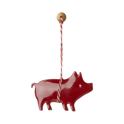 Maileg Christmas Ornament Pig Red