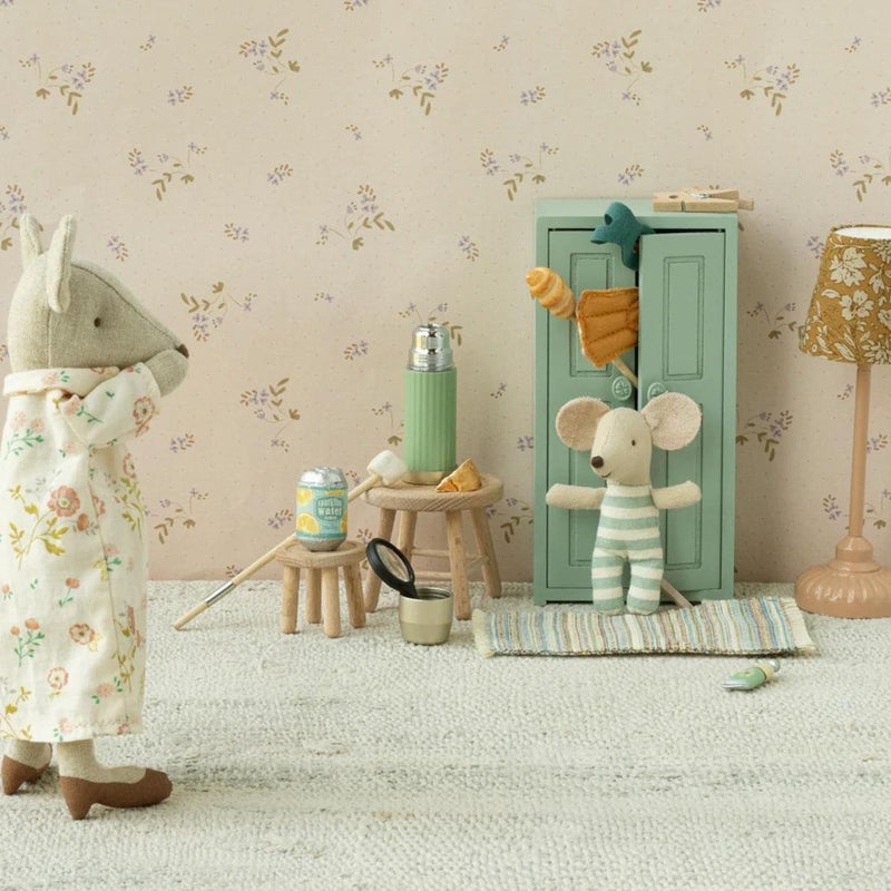 Maileg Closet Mouse Soft Blue