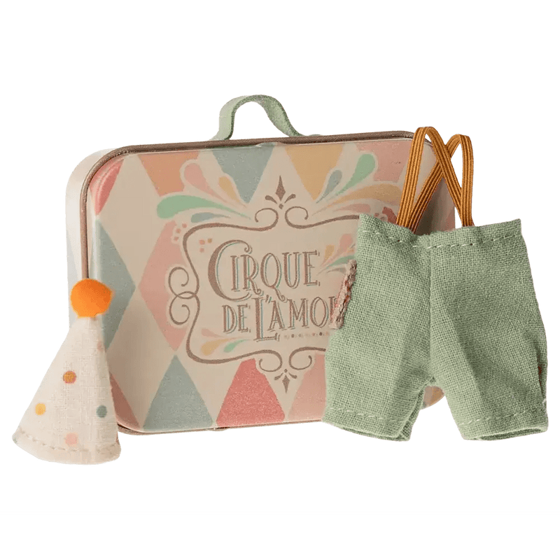 Maileg Clown Clothes in Suitcase Little Brother - Studio Play