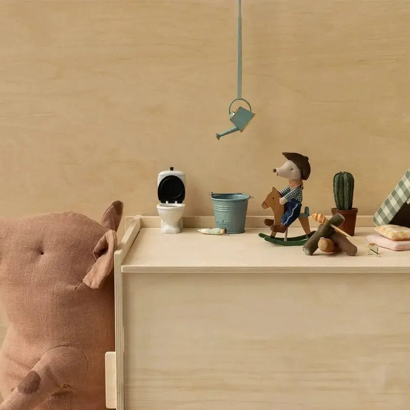 Maileg Cowboy Mouse on Rocking Horse, Little Brother - Studio Play