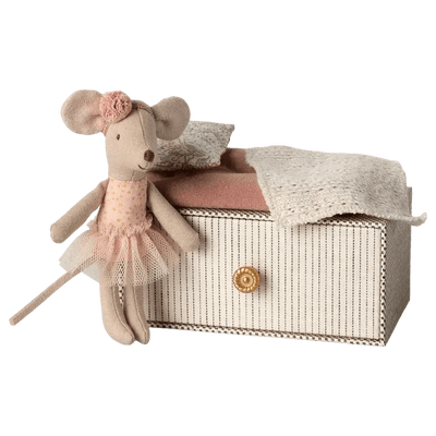 Maileg Dance Mouse In Daybed Little Sister - Studio Play