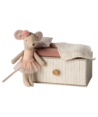 Maileg Dance Mouse In Daybed Little Sister