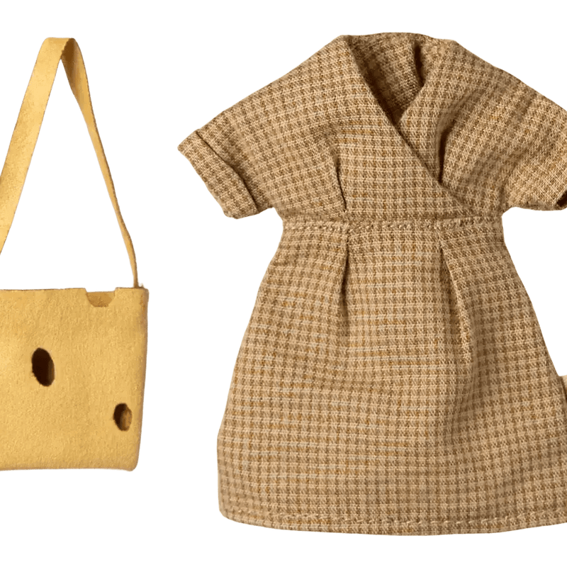 Maileg Dress And Bag Mum Mouse - Studio Play