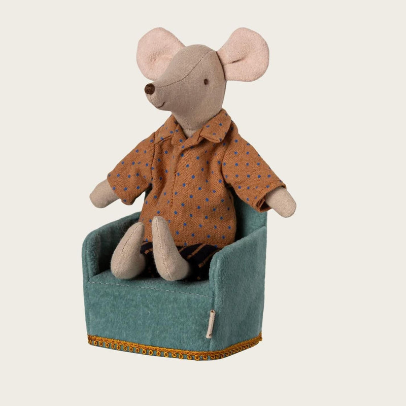 Maileg Folding Chair Mouse Mint - Studio Play