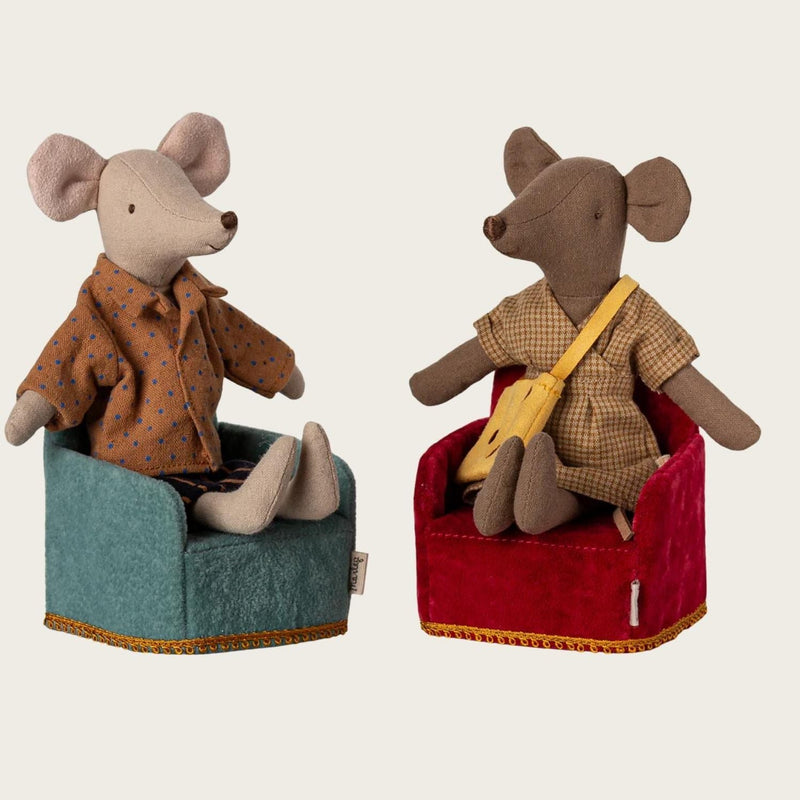 Maileg Folding Chair Mouse Mint - Studio Play