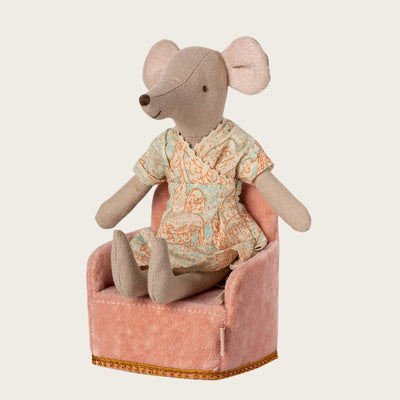 Maileg Folding Chair Mouse Rose - Studio Play