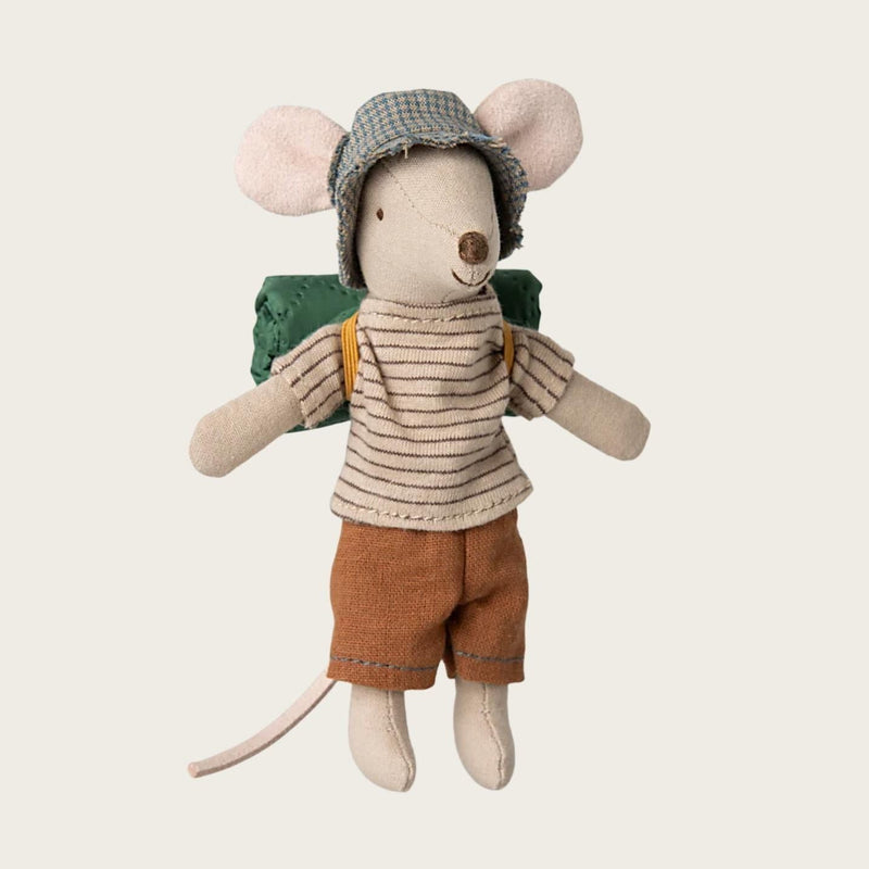 Maileg Hiker Mouse Big Brother Thin Stripes - Studio Play