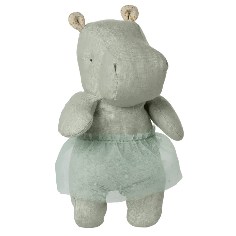 Maileg Hippo With Skirt Small Mint - Studio Play