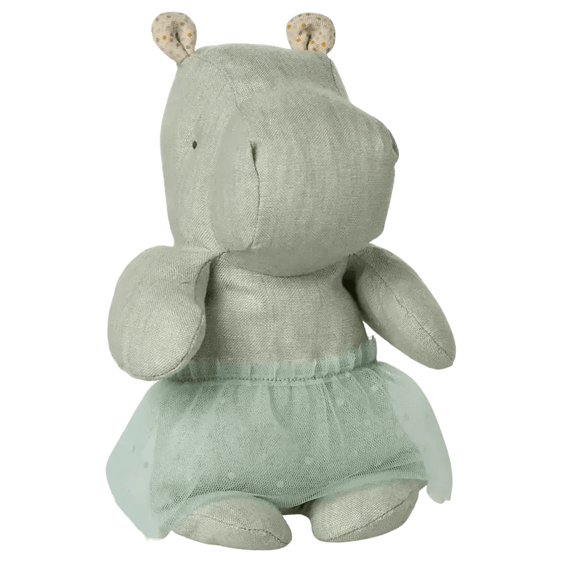 Maileg Hippo With Skirt Small Mint - Studio Play