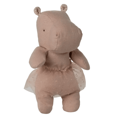 Maileg Hippo With Skirt Small Soft Rose - Studio Play