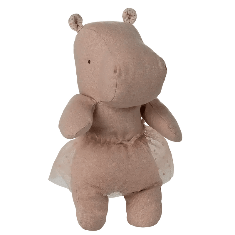 Maileg Hippo With Skirt Small Soft Rose - Studio Play