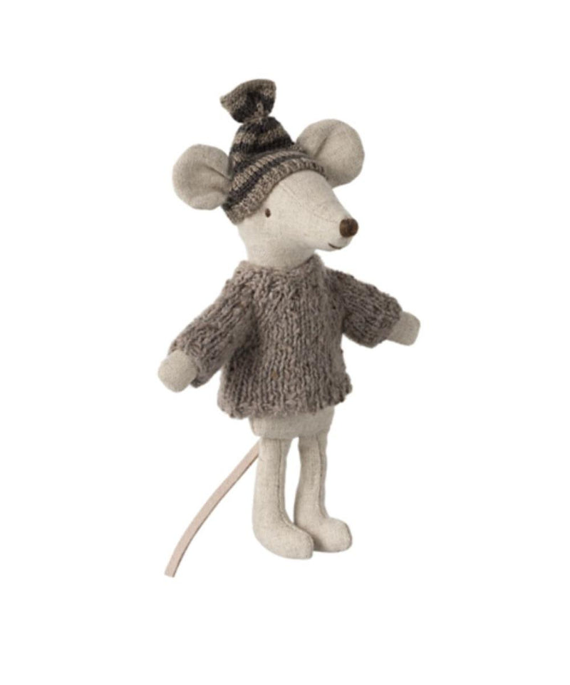 Maileg Knitted Sweater And Hat For Big Brother Mouse