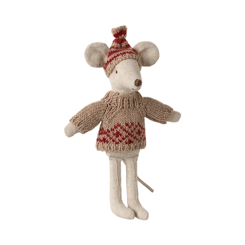Maileg Knitted Sweater And Hat For Mum Mouse - Studio Play
