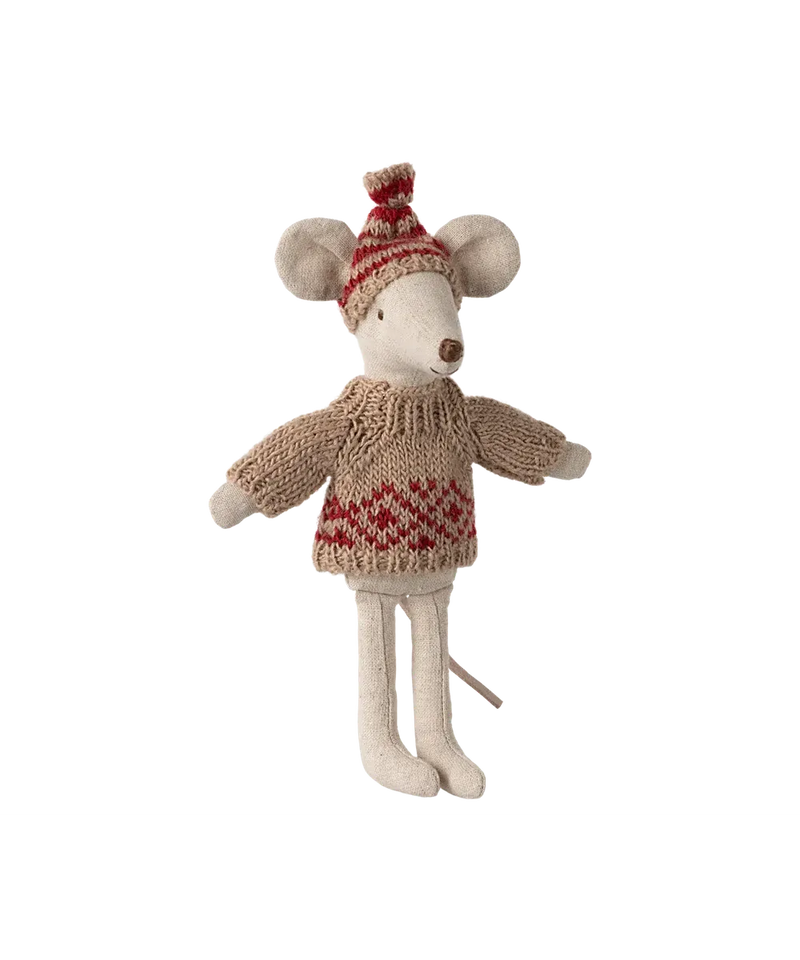 Maileg Knitted Sweater And Hat For Mum Mouse