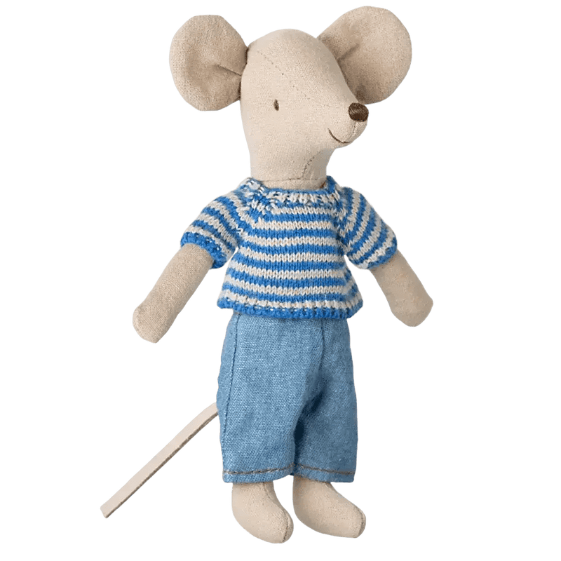 Maileg Knitted Sweater And Pants Big Brother Mouse - Studio Play