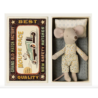 Maileg Little brother mouse in matchbox V - Studio Play