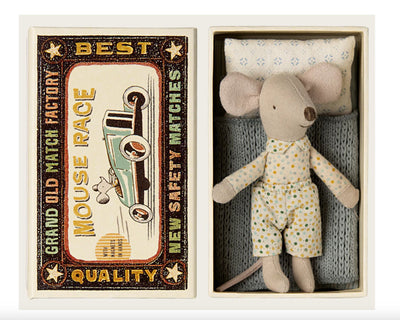 Maileg Little brother mouse in matchbox V