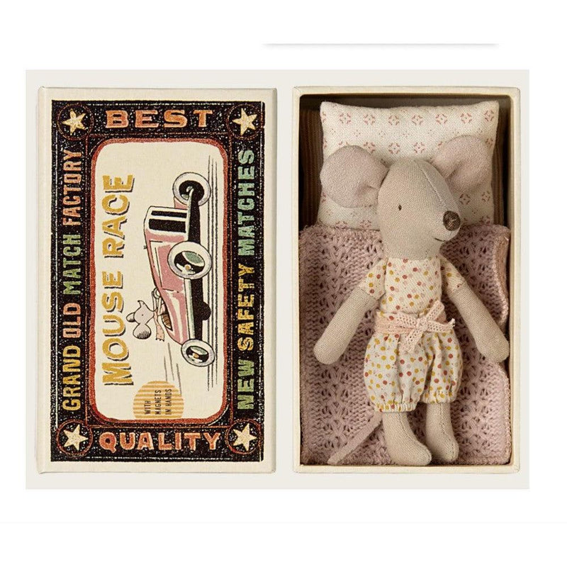 Maileg Little Sister mouse in matchbox V - Studio Play